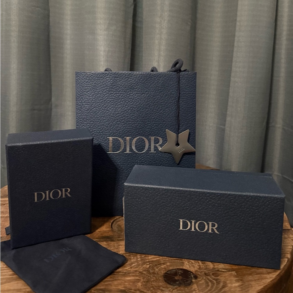 Dior Navy Gift Bag and Boxes